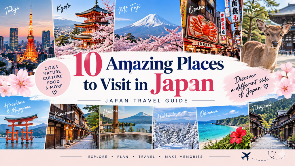10 Amazing Places to Visit in Japan 🇯🇵 | Japan Travel&nbsp;Guide
