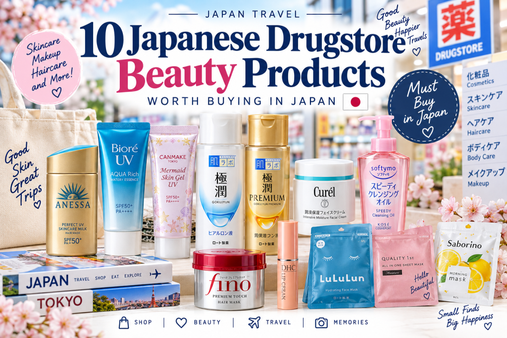 10 Japanese Drugstore Beauty Products Worth Buying in Japan&nbsp;🇯🇵