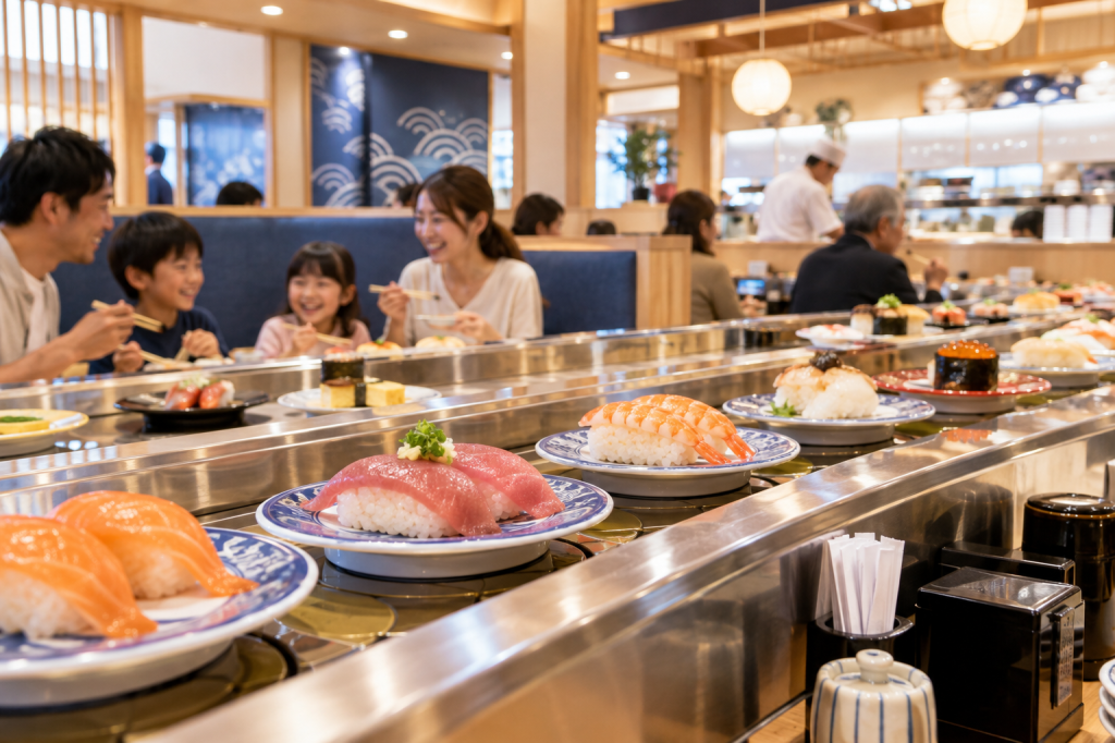 Japanese Conveyor Belt Sushi: A Fun Experience for Adults and&nbsp;Kids