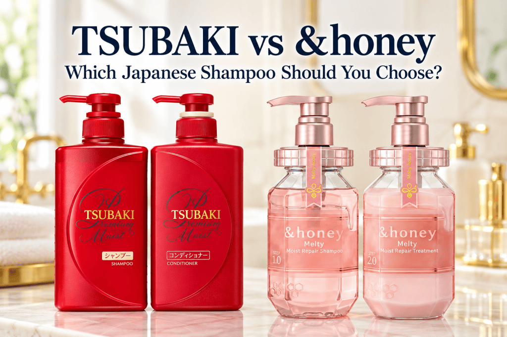 TSUBAKI vs &honey: Which Japanese Shampoo Should You&nbsp;Choose?
