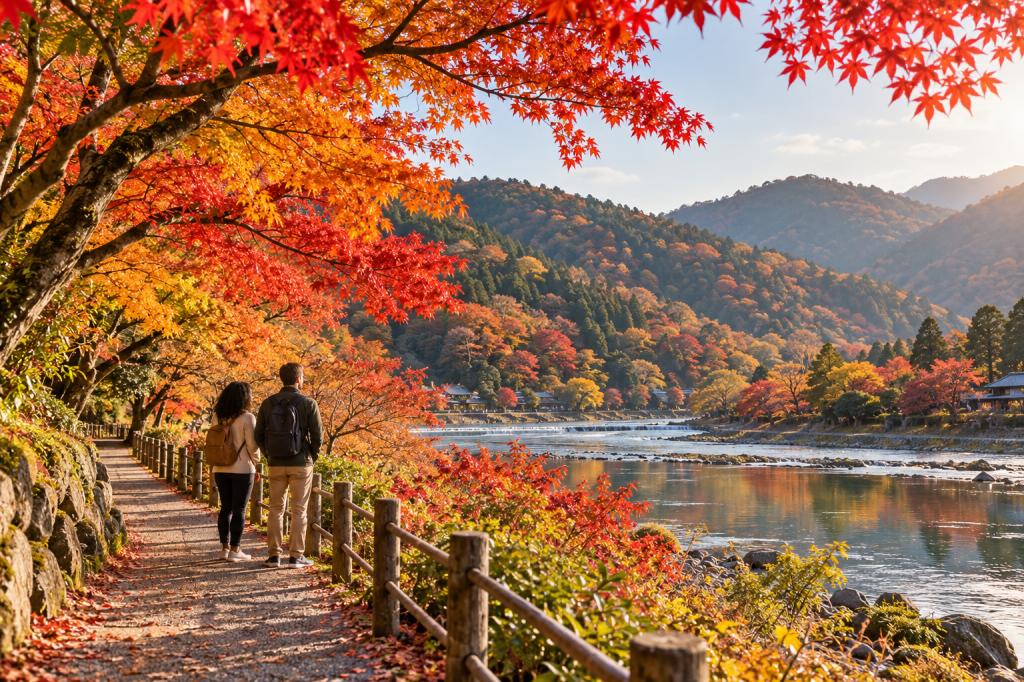 Kyoto in Autumn: Golden Temples, Colourful Leaves and a Scenic Train&nbsp;Ride